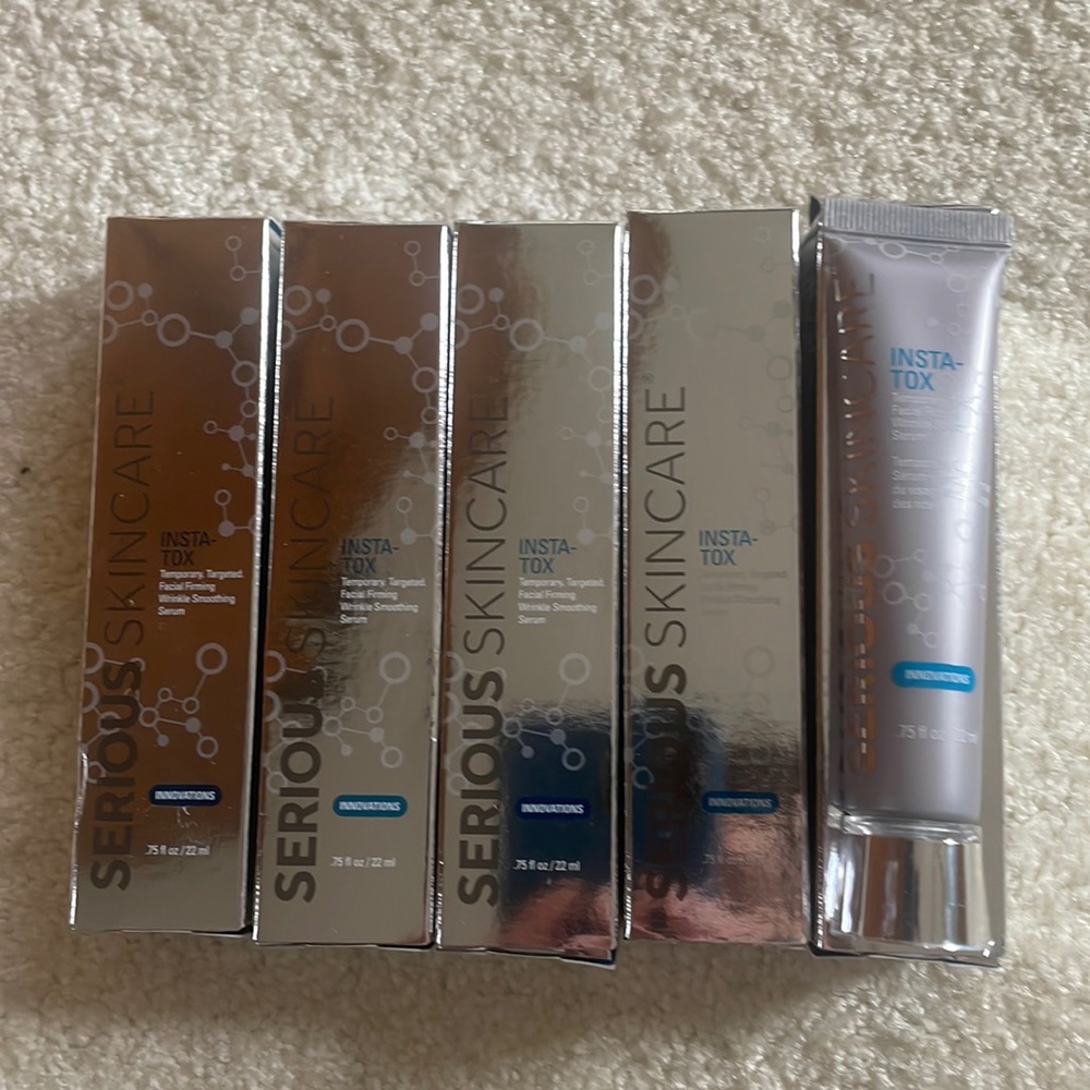 NWT INSTATOX by Serious Skincare, wrinkle smoothing cream